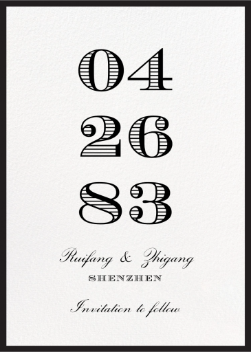 Contorno - Save the Date by Paperless Post