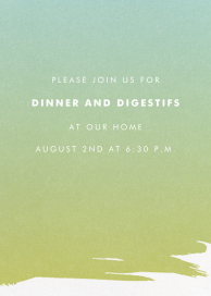 Gradient Painted - Dinner Party Invitation by Paperless Post