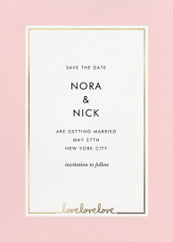 Thirds a Charm - Save the Date by kate spade new york