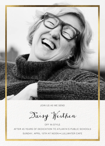 Idylle (Photo) - Dining & Drinks Invitation by Paperless Post