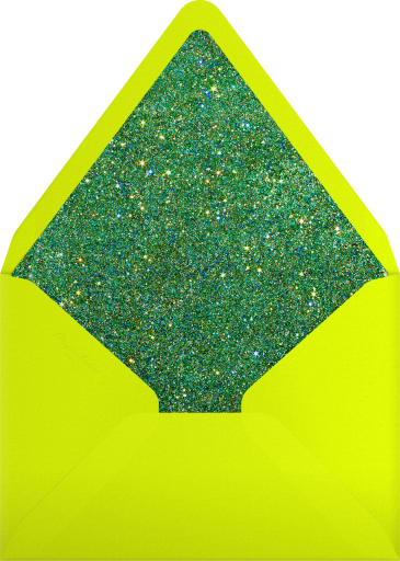Colorful Painted Party Invitation Envelope