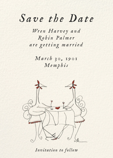 Modales en la mesa: reserva la fecha, por Carly Kuhn