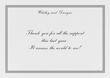 Whitby (Thank You) by Paperless Post