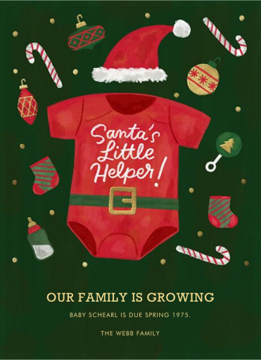 Santa Onesie - Christmas Card by Paperless Post
