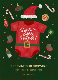 Santa Onesie - Christmas Card by Paperless Post