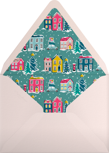 Holiday Homes (Double-Sided) - Liberty Envelope
