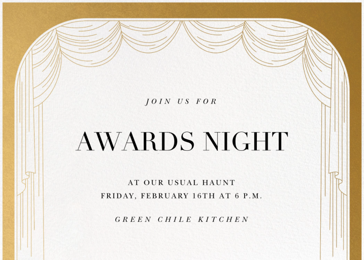 World’s a Stage - Election Invitation by Paperless Post