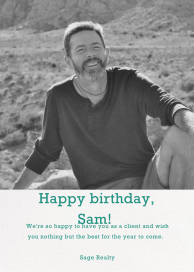 Split Screen - Business Greeting Card by Paperless Post