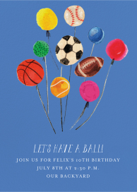 Sporty Balloons by Mr. Boddington's Studio