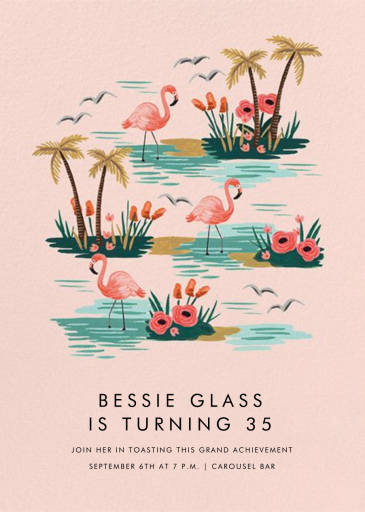 Flamingo Lagoon (Tall) by Rifle Paper Co.