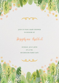 Leaf Hedge - Baby Shower Invitation by Paperless Post