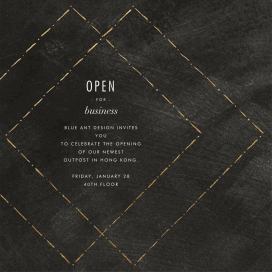 Posh - Launch Party Invitation by Kelly Wearstler