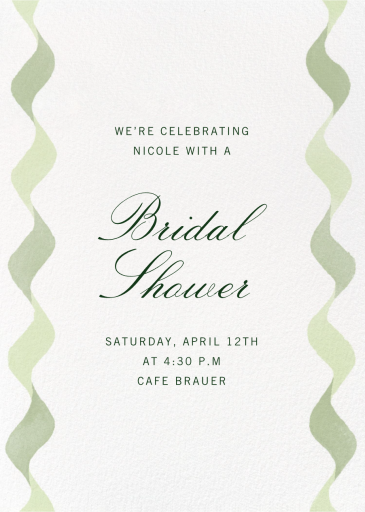 Twirling Streamers - Invitation by Paperless Post