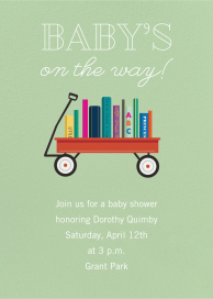 Book Shower - Baby Shower Invitation by Paper Source