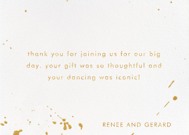 Splatter Cloth I (Stationery) by Paperless Post