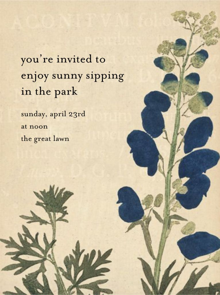 Aconitvm Invitation