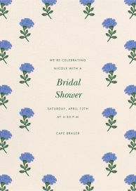 Dianthus Floral - Bridal Shower Invitation by Rifle Paper Co.