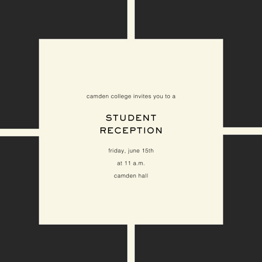 Deco - University Event Invitation by paperless_post