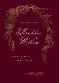 Blooming Arch - Save the Date by Paperless Post