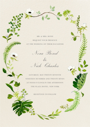 Naiad - Printable Invitation by Felix Doolittle