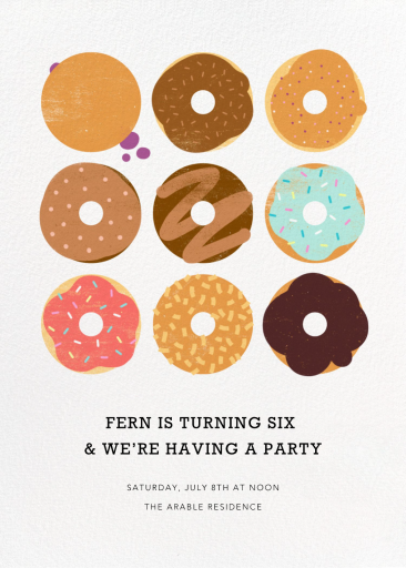 Donuts by Paperless Post