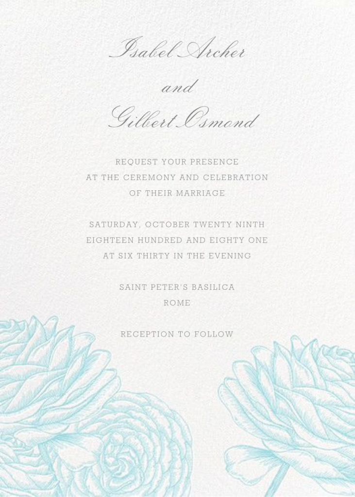 Ranunculus Invitation