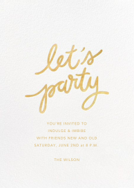 Party Script (Tall) by Sugar Paper