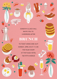 Bridal Buffet - Wedding Weekend Invitation by Paperless Post