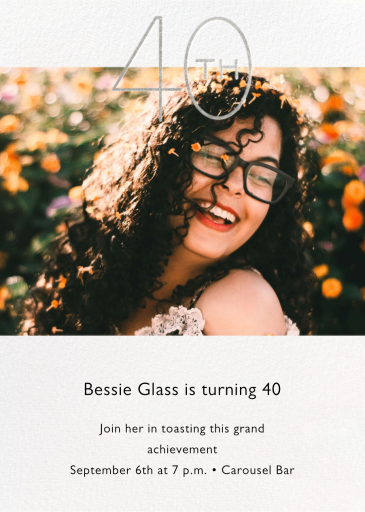 Decade Photo - Birthday Invitation by Paperless Post