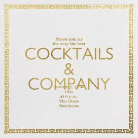 Greek Key (Metallic) by Jonathan Adler