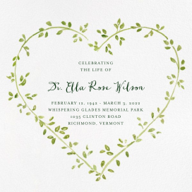 Dahlias - Announcement by Paperless Post