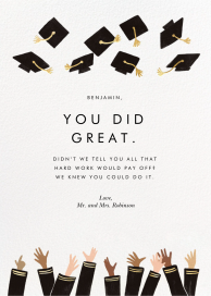 Caps Ahoy - Graduation Card by Rifle Paper Co.