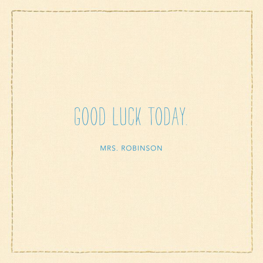 Bright Eye - Good Luck Card by Coral & Tusk - Back