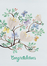 Butterfly Branches (Anna Emilia Laitinen) - Greeting Card by Red Cap Cards