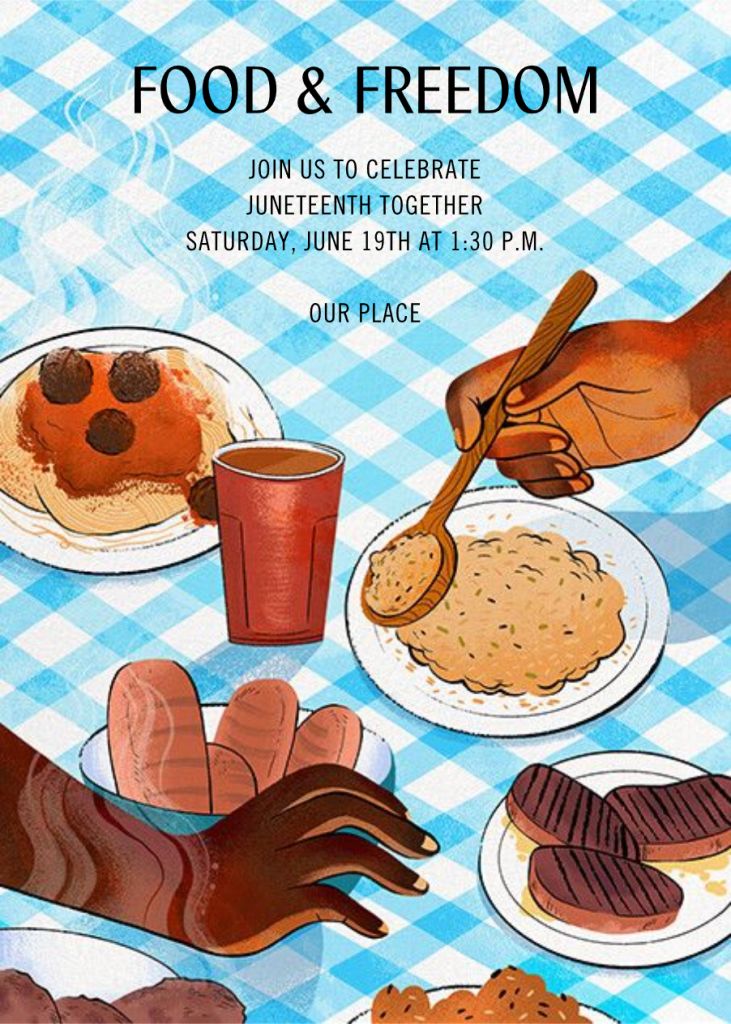 Juneteenth Table Invitation