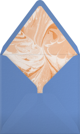 Orange Dinner Party - Iris + Marie Envelope