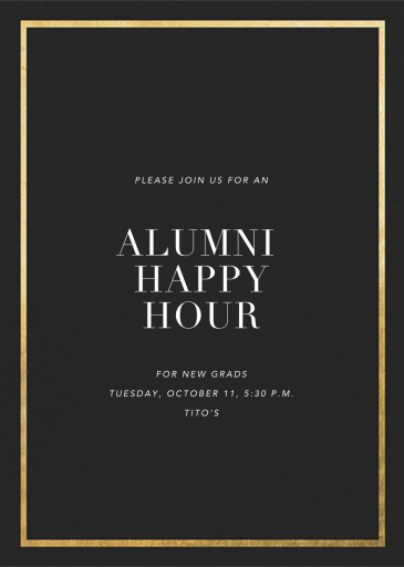 Idylle - Alumni Event Invitation by Paperless Post