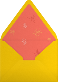 Friendly Fireworks - Paperless Post Envelope