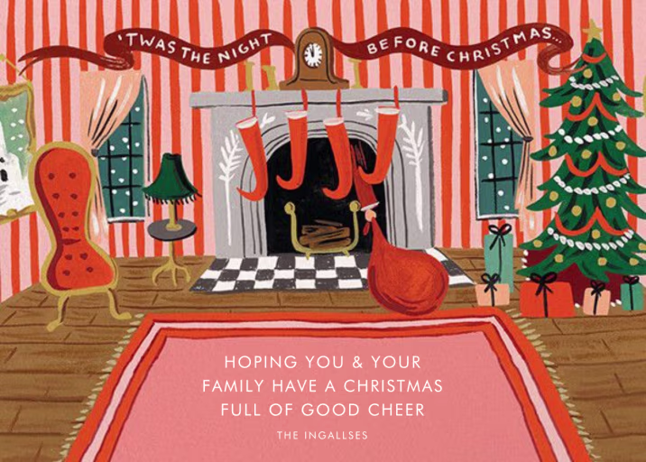'Twas the Night - Christmas Card by Rifle Paper Co.