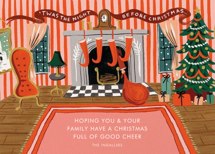 'Twas the Night - Christmas Card by Rifle Paper Co.