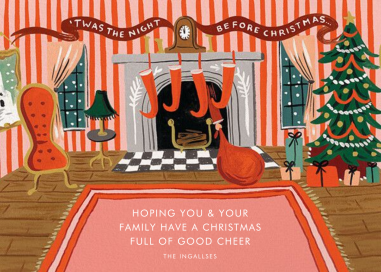 'Twas the Night - Christmas Card by Rifle Paper Co.