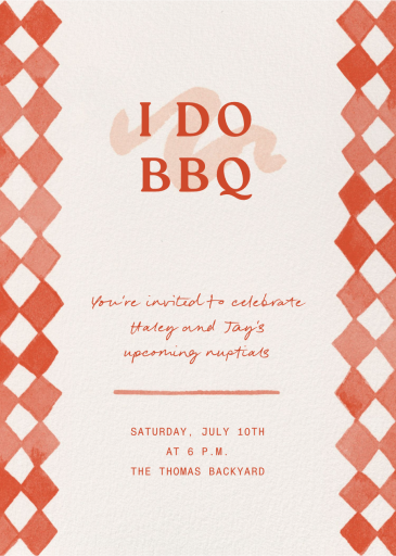 BBQ Picnic - Welcome Party Invitation by Paperless Post