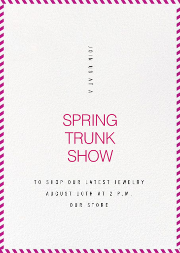 Stripe Border - Business Event Invitation by Paperless Post