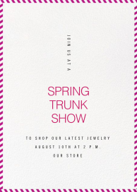 Stripe Border - Shopping Event Invitation by Paperless Post