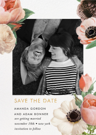 Floral Collage Photo - Save the Date by kate spade new york