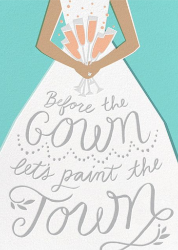 Before the Gown - Bachelorette Party Invitation by Cheree Berry Paper & Design
