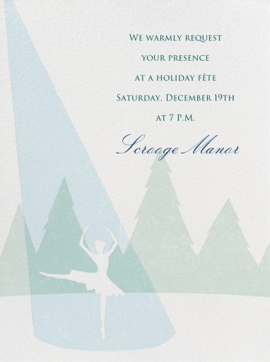 Nutcracker Ballet by Paperless Post