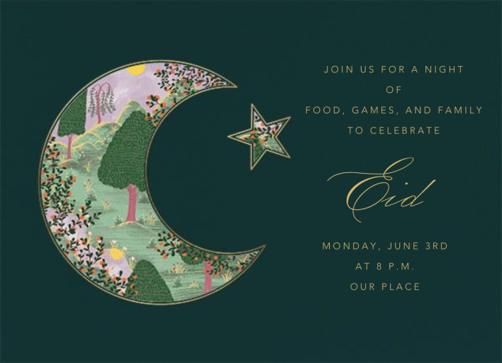 Eid Sunset - Ramadan & Eid Invitation by Paperless Post