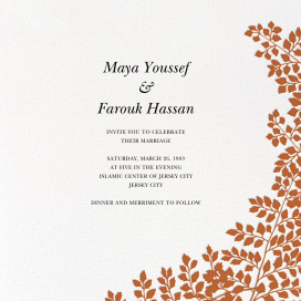 Fern II - Wedding Invitation by Paperless Post