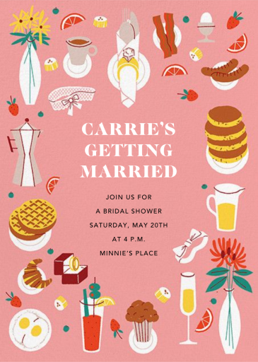 Bridal Buffet - Bridal Shower Invitation by Paperless Post